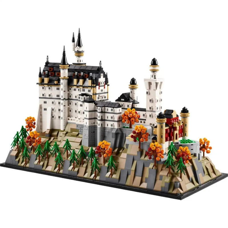 טירת נוישוונשטיין 3455 חלקים | Neuschwanstein Castle Building Blocks