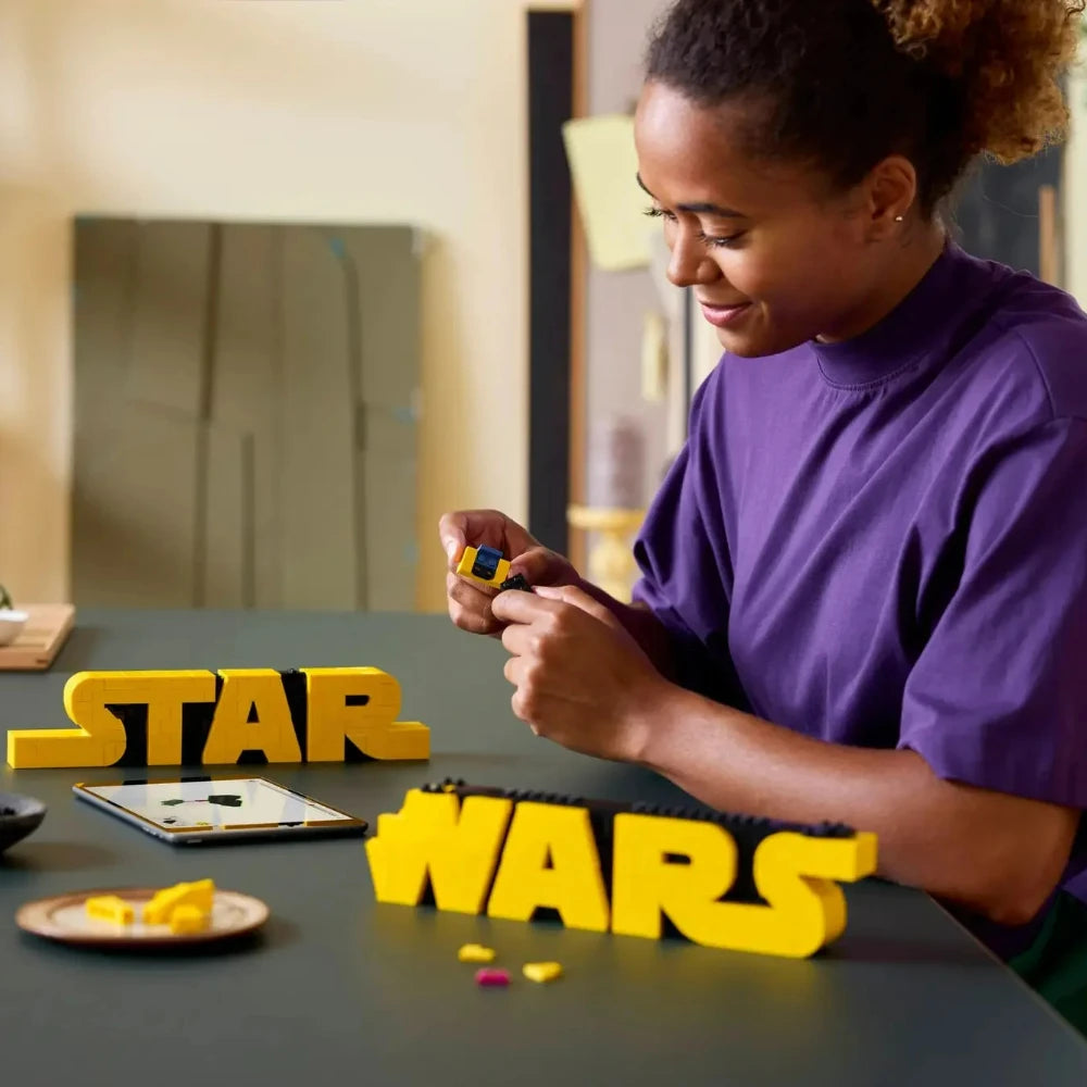 לוגו מלחמת הכוכבים | Star Wars Logo Brick Building Blocks