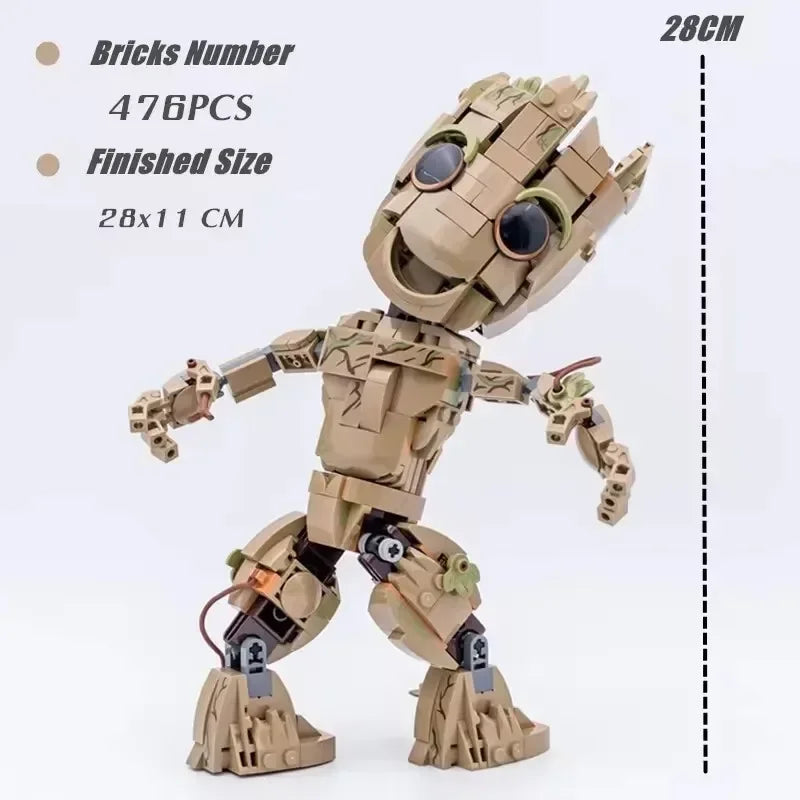 בייבי גרוט Guardians Galaxy | Marvel Baby Groot Building Blocks Toy