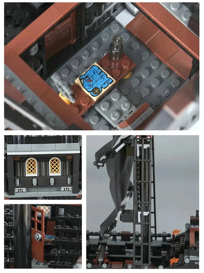 ספינת שודדי הקריביים - דגם Black Pearl ו-Queen Anne’s Revenge 🏴‍☠️ דגם להרכבה לילדים ולמבוגרים | 4195