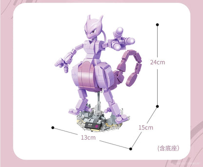 ⚡️ דגמי פוקימון להרכבה - בנו את הגיבורים האהובים שלכם בגרסת בלוקים!