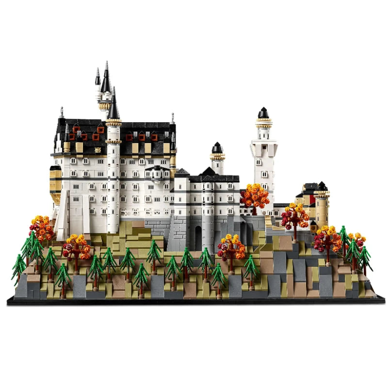 טירת נוישוונשטיין 3455 חלקים | Neuschwanstein Castle Building Blocks
