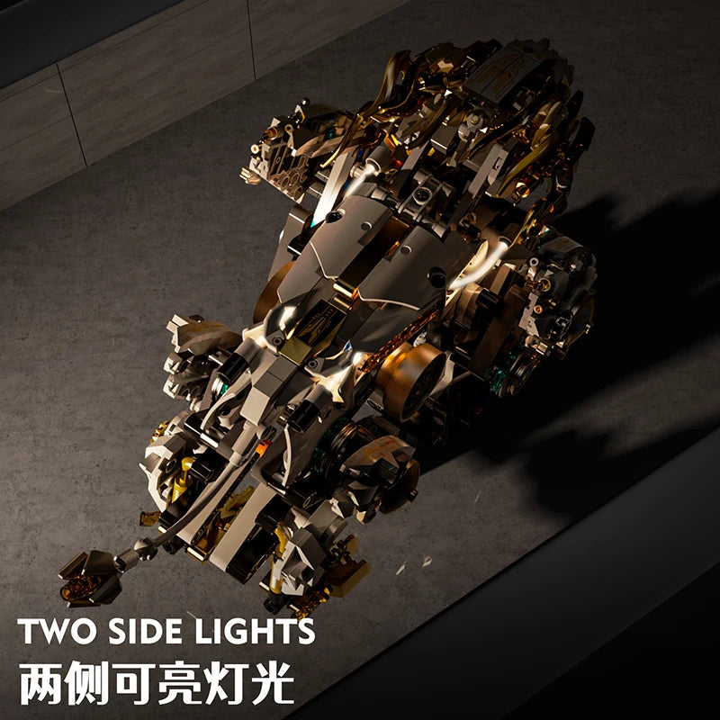 🦁 דגם הרכבה מכני עם תאורה - האריה הרובוטי שכבש את עולם ה-STEM!