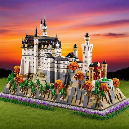 טירת נוישוונשטיין 3455 חלקים | Neuschwanstein Castle Building Blocks